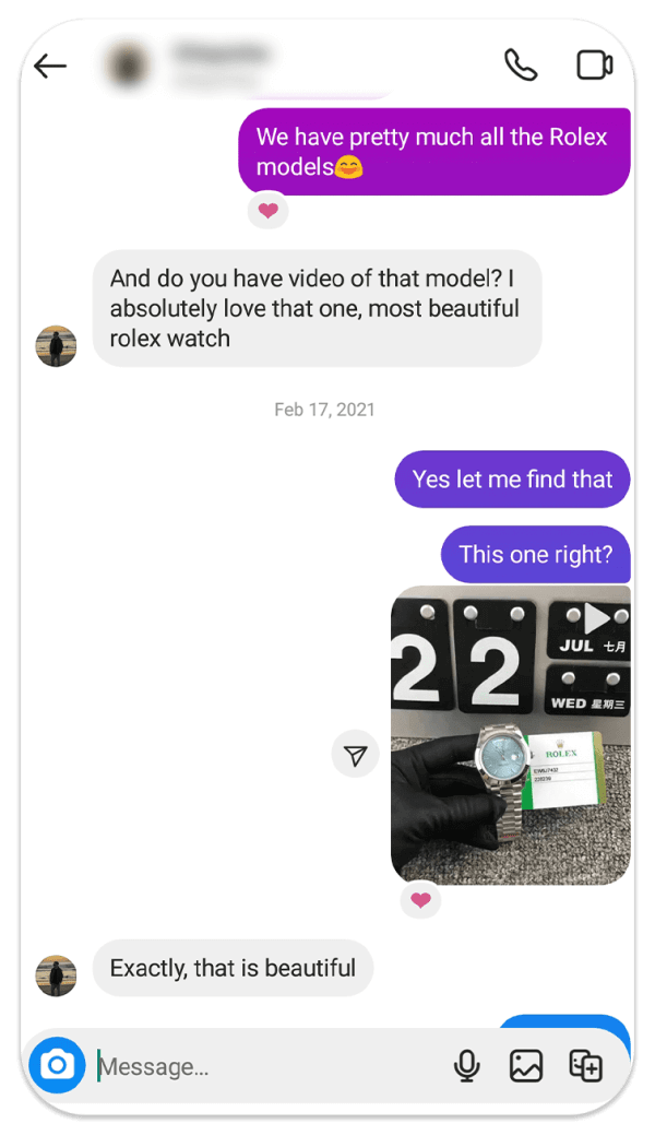 Customer Reviews replica watch review instagram3