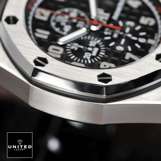 Audemars Piguet Royal Oak Offshore 26133ST.OO.A101CR.01 "Shaquille O'Neal" Exceptional Replica 1:1 Audemars Piguet Black Dial Steel Case Replica red second hand