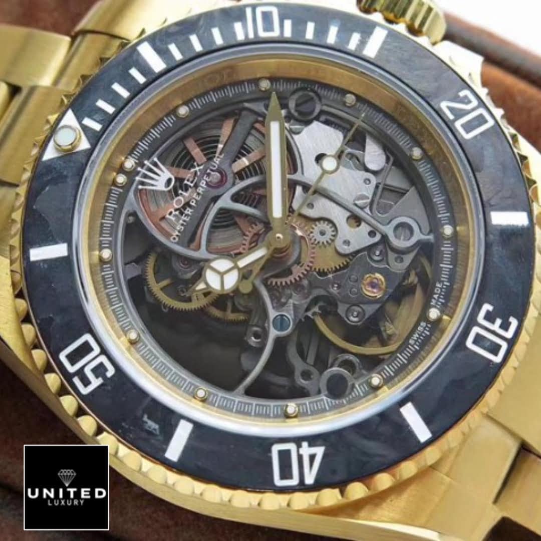 Rolex Oyster Perpetual Tourbillion Replica close view