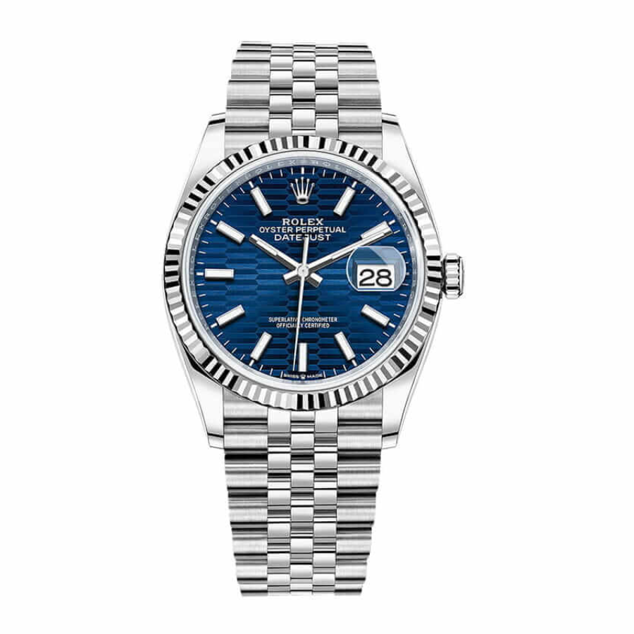 Rolex-Datejust-Steel-Automatic-126234-Blue-Dial-Jubilee-Replica.webp Rolex Datejust 126234 “Blue Dial Jubilee” Luxury Clone Quality - Image 1
