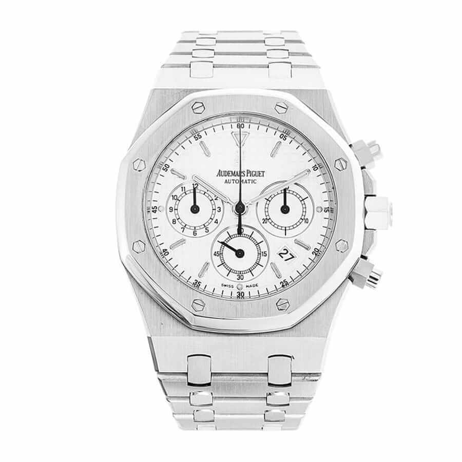 audemars-piguet-royal-oak-chronograph-white-replica-1.jpg Audemars Piguet Royal Oak Chronograph 26300ST.OO.1110ST.05 Exact Replica 1:1 - Image 1