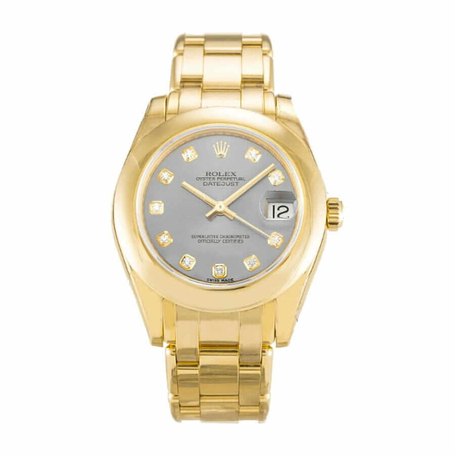 gold-rolex-diamond-bezel-replica.jpg Rolex Pearl Master 81208 Gold & Diamond Dial Super Clone Premium Replica 1:1 - Image 1