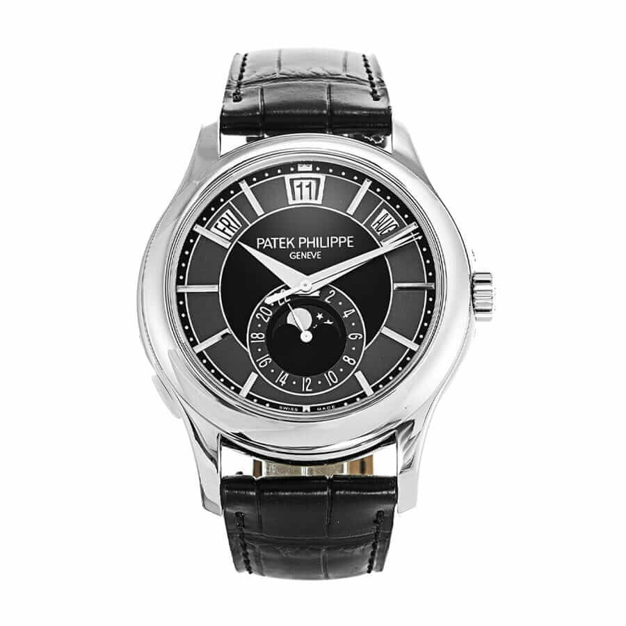 patek-philippe-complications-automatic-grey-dial-5205g-010-replica.jpg Patek Philippe Annual Calendar 5205G-010 “Opaline Dial” Deluxe Replica Edition - Image 1