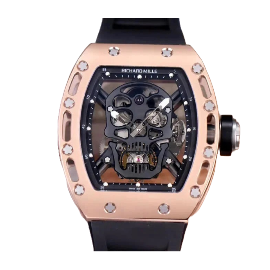 richard-mille-rm52-01-tourbillion-rose-gold-replica-8.webp Richard Mille RM 52-01 Tourbillon “Skull” Dial Rose Gold Detailed Replica - Image 1