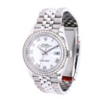 Rolex Datejust 126284RBR “White Roman Dial” Ultra Luxury Clone - Image 2
