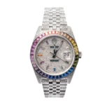 Rolex Datejust 126300 “Iced Out Rainbow” True Clone 1:1