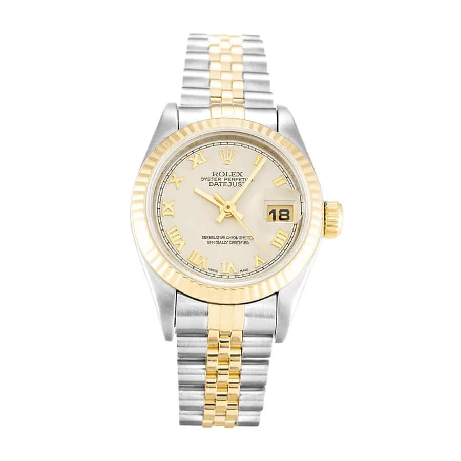 rolex-datejust-ivory-roman-numeral.jpg Rolex Datejust 69173 Exclusive Clone Edition - Image 1