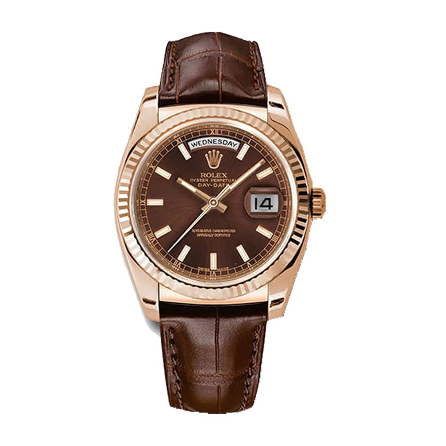 rolex-day-date-118139-1.jpg Rolex Day-Date 118135-0002 “Brown Dial” Detailed Replica - Image 1