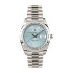 Rolex Day-Date 228206 “Ice Blue Baguette” Premium Duplicate