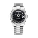 Rolex Day-Date 218206 “Black Dial” Supreme Replica Edition