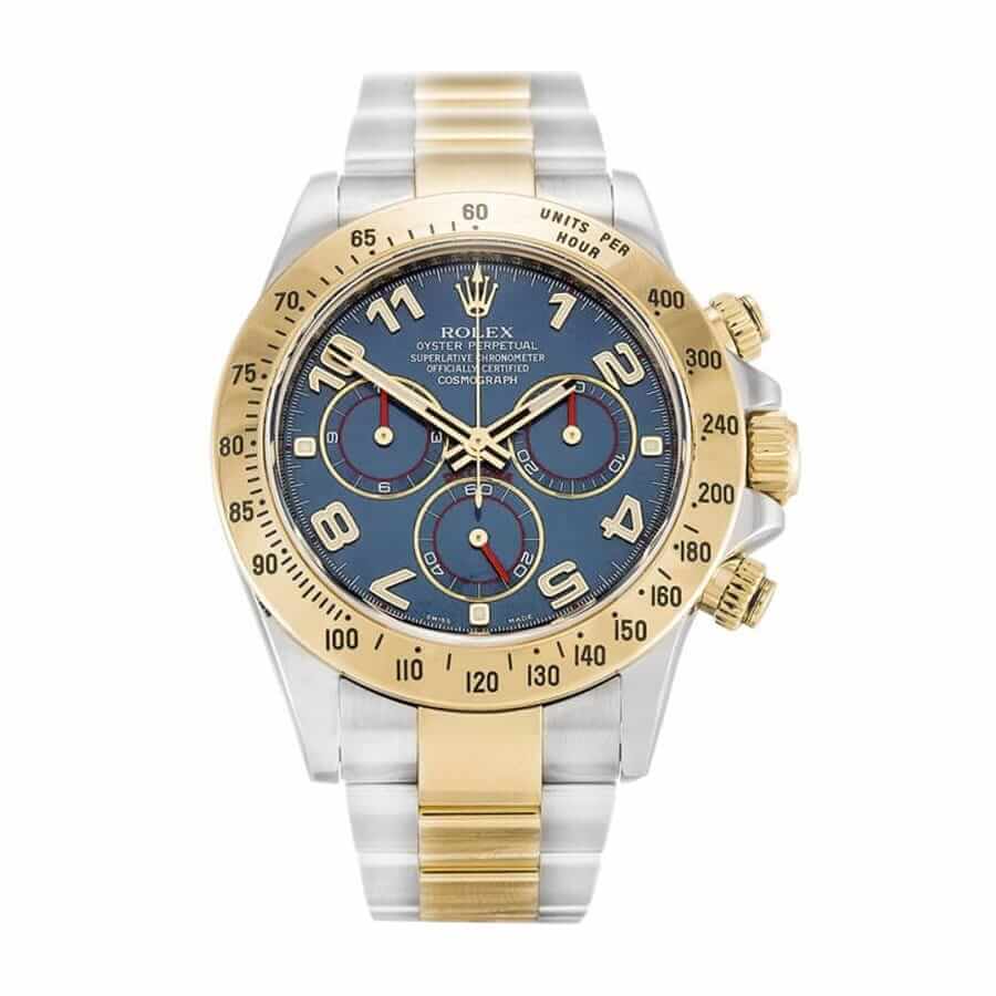 rolex-daytona-blue-dial-replica-116523-1.jpg Rolex Daytona “Yellow Gold” 116508-0004 Signature Replica 1:1 - Image 1