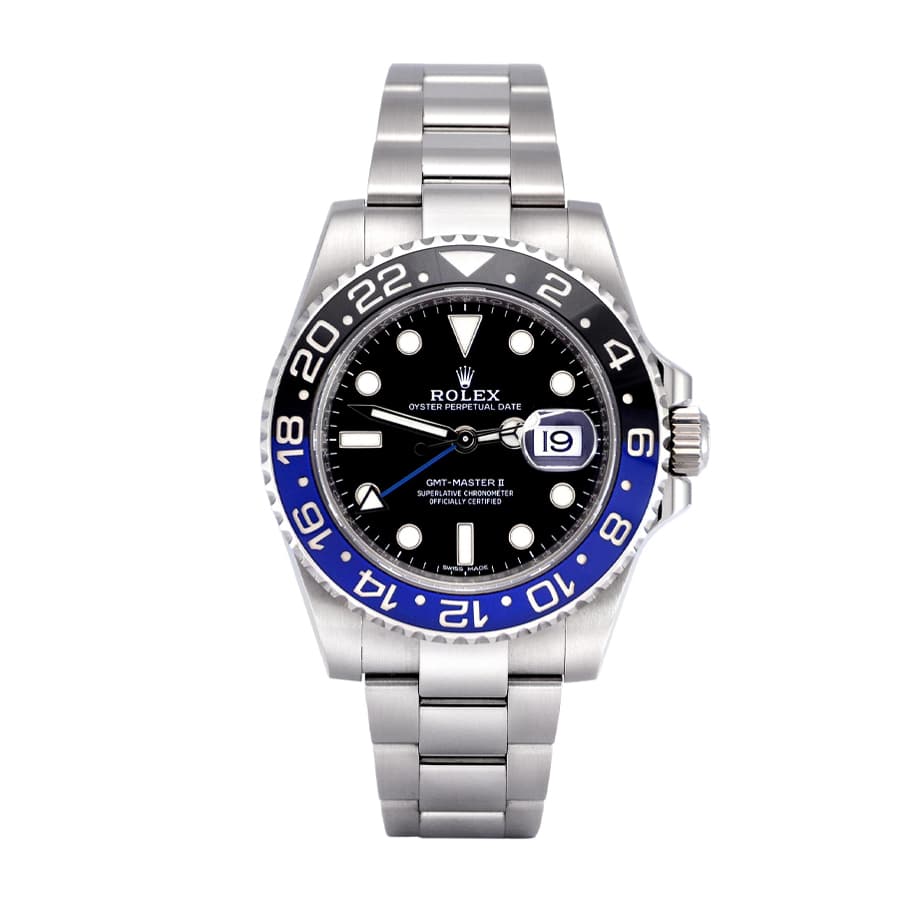rolex-gmt-master-ii-black-dial-stainless-steel-mens-watch-116710blnr.jpg Rolex GMT-Master II 116710BLNR “Batman” Authentic Clone 1:1 - Image 1
