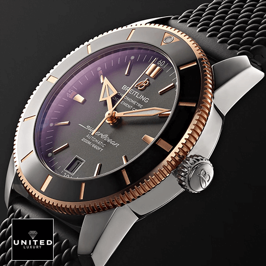 Breitling Superocean Heritage Automatic Black Dial Replica side view