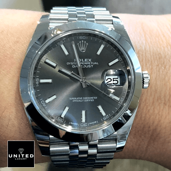 Rolex Datejust 126300 Grey Dial Perfect Clone Edition rolex datejust 126300 0008 hand