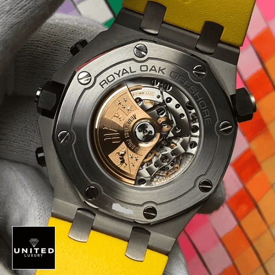 Audemars Piguet Royal Oak Offshore Diver 26703ST.OO.A051CA.01 First-Class Clone audemars piguet royal oak offshore back Audemars Piguet Royal Oak Stainless Steel Case Replica upside case view