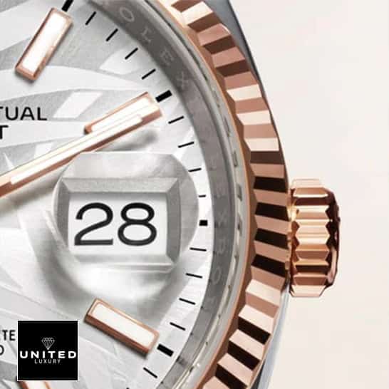 Rolex Datejust 126231 "Two Tone" Authentic Clone 1:1 2 11 Rolex Datejust 36 126231-0033 Rose Gold Fluted Bezel Replica