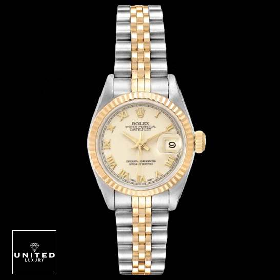 Rolex Datejust 69173 Exclusive Clone Edition Rolex Fatejust İvory Rıman 69173 Replica Stainless Steel Jubilee bracelet