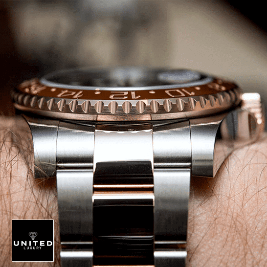Rolex GMT-Master II 126711CHNR "Root Beer" Deluxe Copy Quality Rolex GMT-Master II 126711CHNR-0002 Two Tone Bracelet Replica