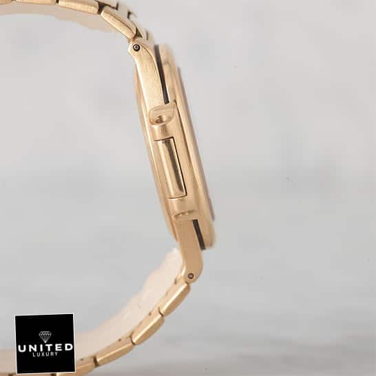 Patek Philippe Nautillus Vintage Gold Replica Left Side