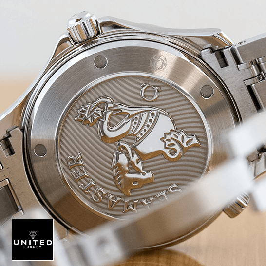 Omega Seamaster Stainless Steel Case Replica opened clasp