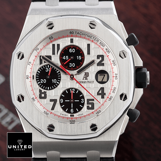Audemars Piguet White Dial 26170ST.OO_.D101CR.02 Steel Case Replica front view
