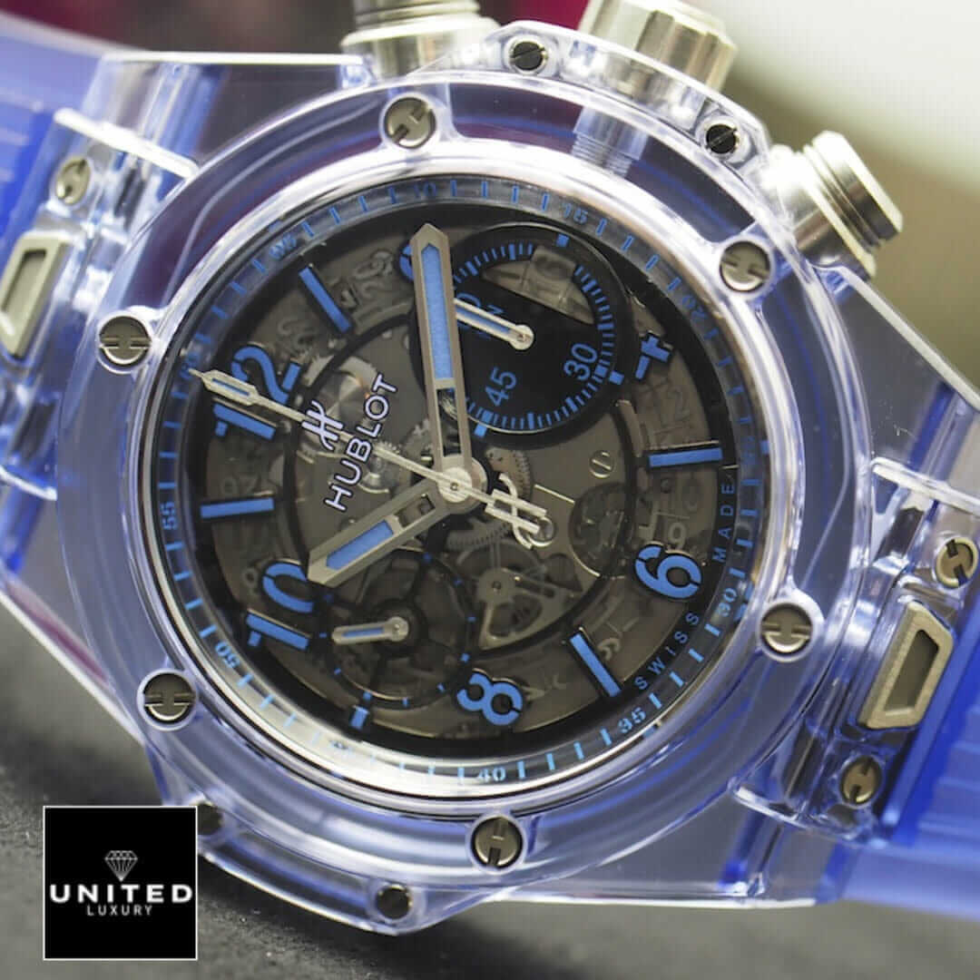 Hublot Big Bang Unico Sapphire 411.JX.4802.RT "Transparent Case" Collector’s Replica Yeni Proje 2 4