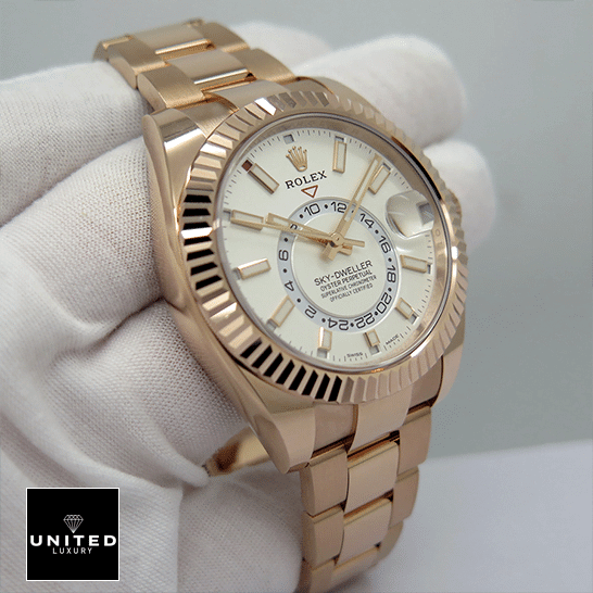 Rolex Sky-Dweller Rose Gold 326935-0005 Oyster Replica