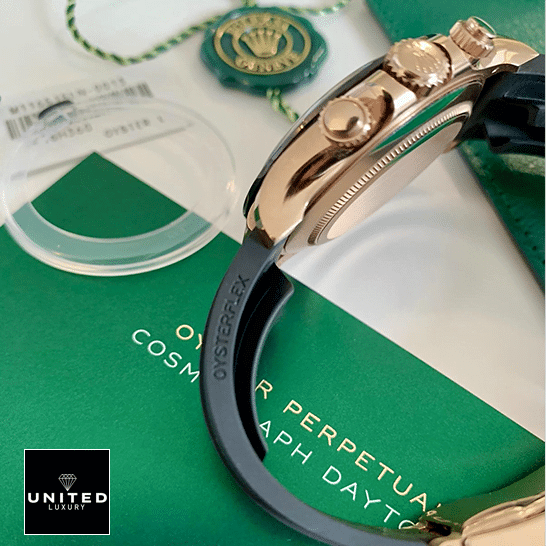 Rolex Cosmograph Daytona 116515LN "Ivory Dial" Next Level Replica Rolex Cosmograph Daytona 116515LN-0014 Everose Case Replica Button & Crown Pusher