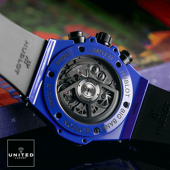 Hublot Big Bang Unico "Blue" 301.CI.1770.RX Exceptional Replica 1:1 hublot big bang unico blue magic 411.ES .5119 back HUblot Big Bang UInico Blue Magic 411.ES_.5119 Replica blue steel case
