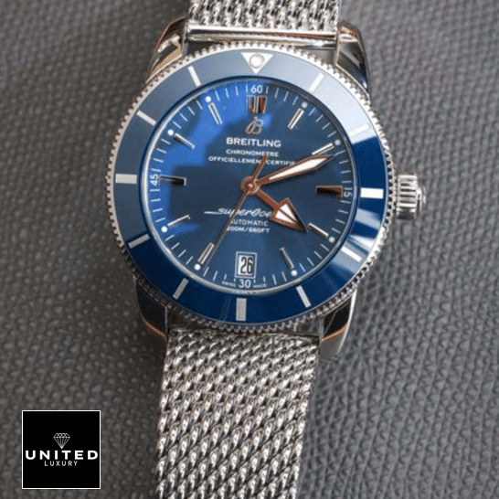 Breitling Heritage AB2010161C1CA1A Blue Dial Replica front view