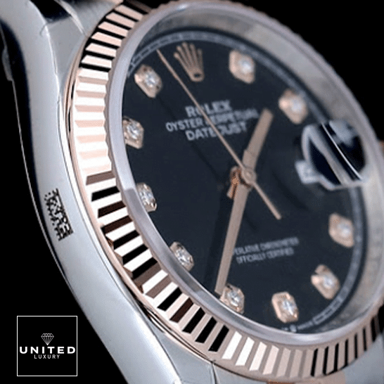 Rolex Datejust 126231 Rose Gold Fluted Bezel Replica