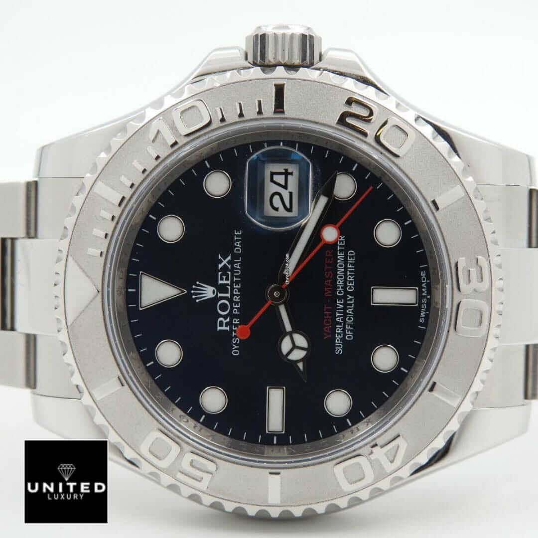 Rolex Yacht-Master 116622 Exceptional Replica 1:1 Yeni Proje 36 Rolex Yacht Master 116622 Black Dial Replica white background