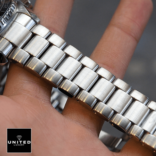 Omega Seamaster Stainless Steel Bracelet Replica on the hand