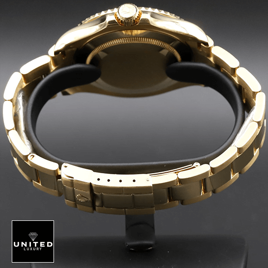 Rolex Yacht-Master 16628 Super Clone Quality rolex_yacht_master_16628_champagne_dial_oyster_replica_back_and_clips