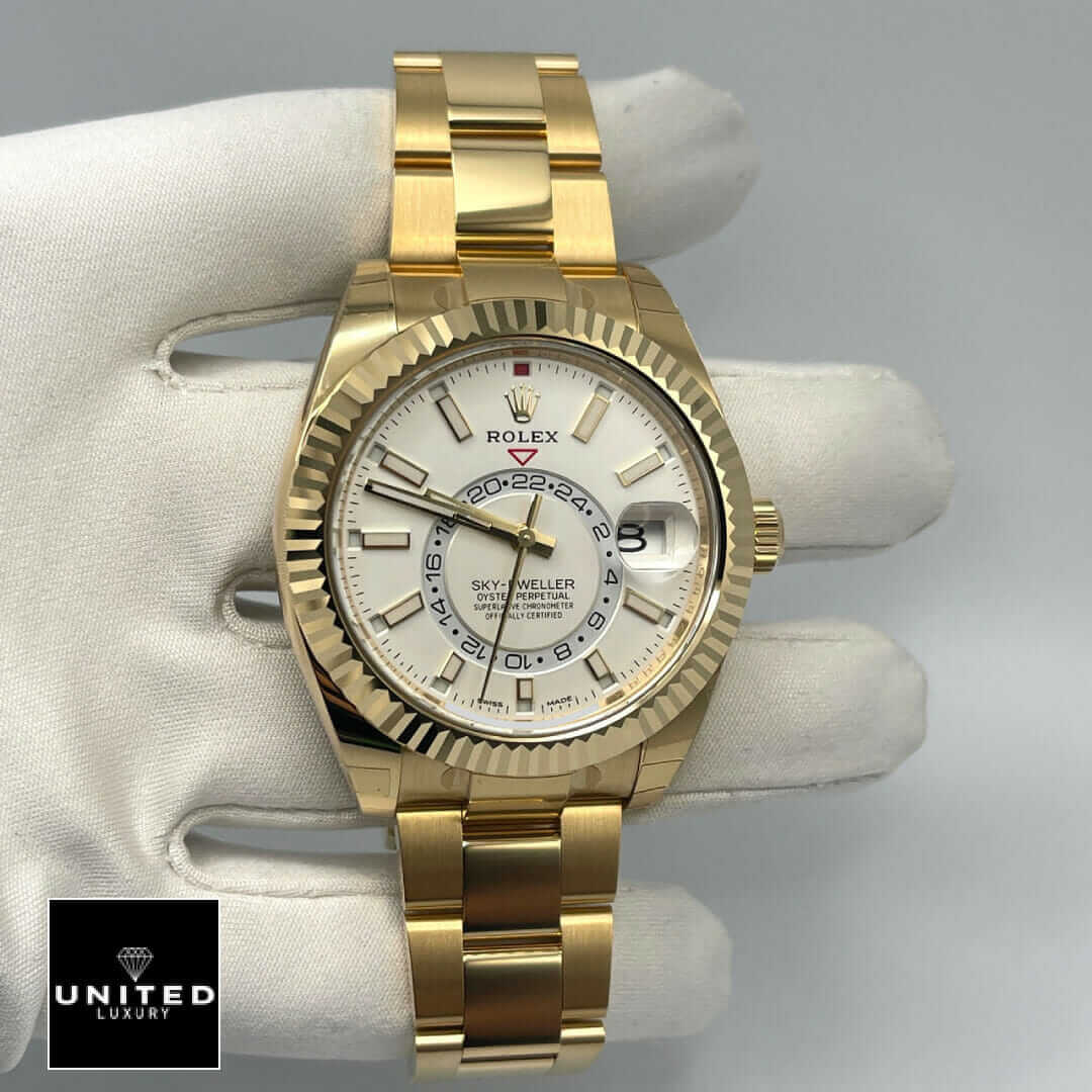 Rolex Sky-Dweller 326938 "Yellow Gold" High-End Replica 1:1 Yeni Proje 1 39