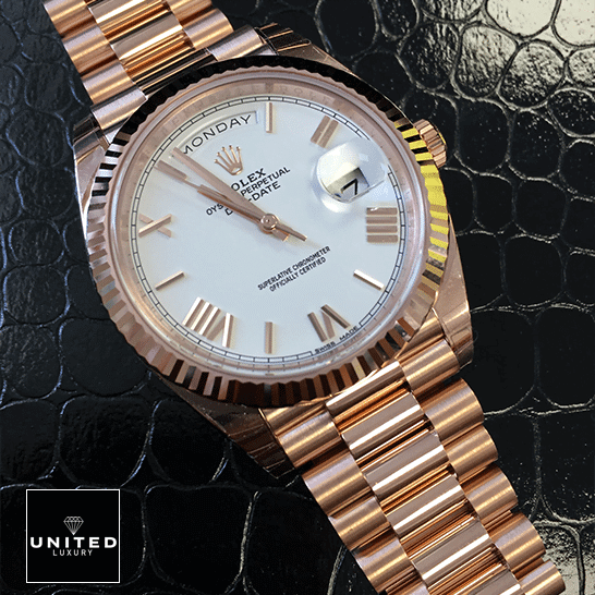 Rolex Datejust 278275 Rose Gold Authentic Clone 1:1 Rolex Datejust 278275 Rose Gold White Dial Romen Numerals Replica
