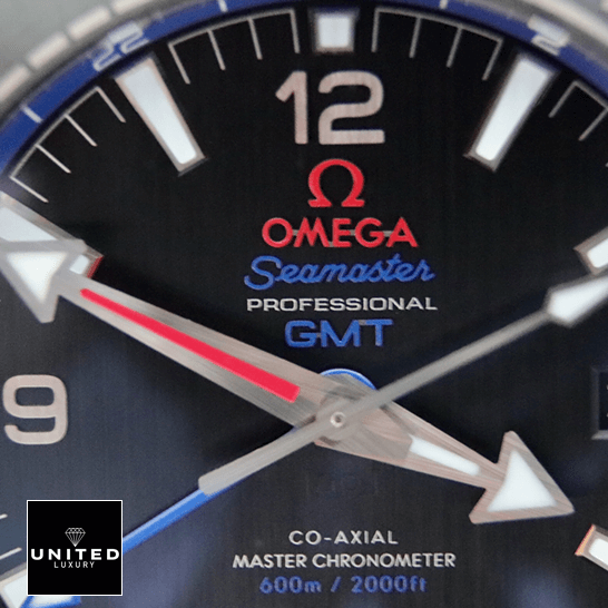 Omega Seamaster Planet Ocean 215.92.46.22.01.004 Premium Copy 1:1 Omega 215.92.46.22.01.004 Seamaster GMT Black Dial Replica