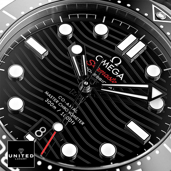 Omega Seamaster Professional Black Dial Replica close view